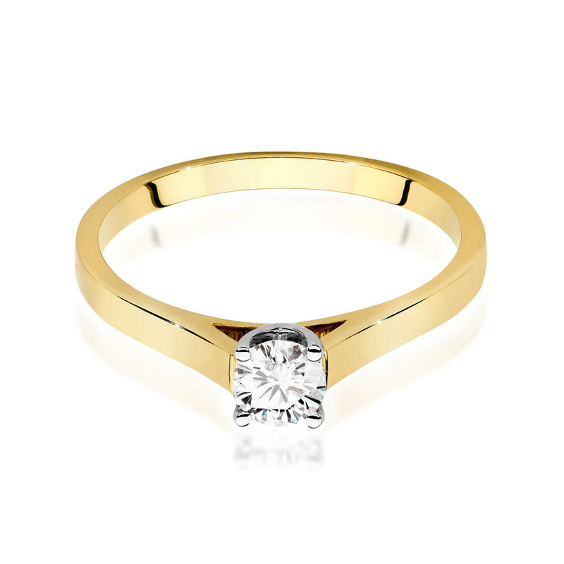 Inel Aur 9K cu Diamant de Laborator 0.50 ct, imaginea 2 din 6