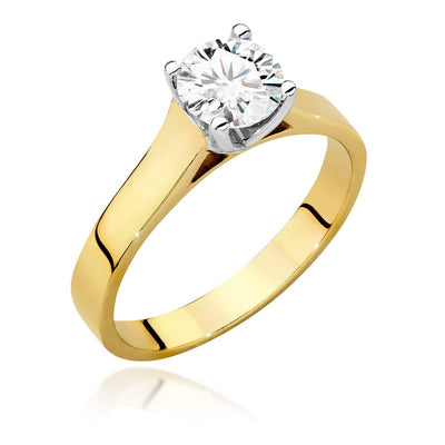Inel Aur 9K cu Diamant de Laborator 0.70 ct