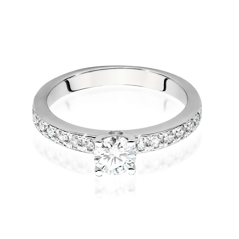 Inel Aur 9K cu Diamante de Laborator 0.60 ct, imaginea 5 din 6