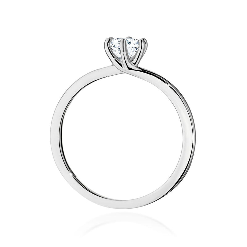 Inel Aur 9K cu Diamant de Laborator 0.40 ct, imaginea 6 din 6