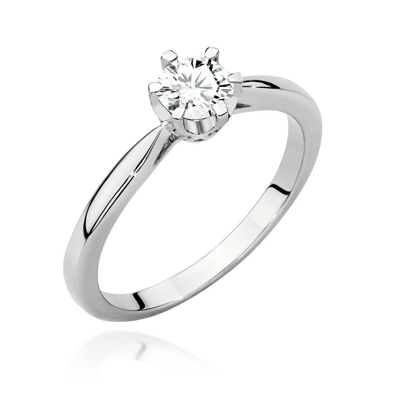 Inel Aur 9K cu Diamante de Laborator 0.46 ct, imaginea 4 din 6