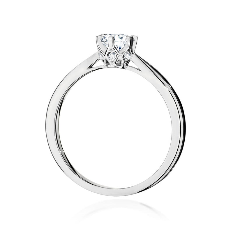 Inel Aur 9K cu Diamante de Laborator 0.46 ct, imaginea 6 din 6