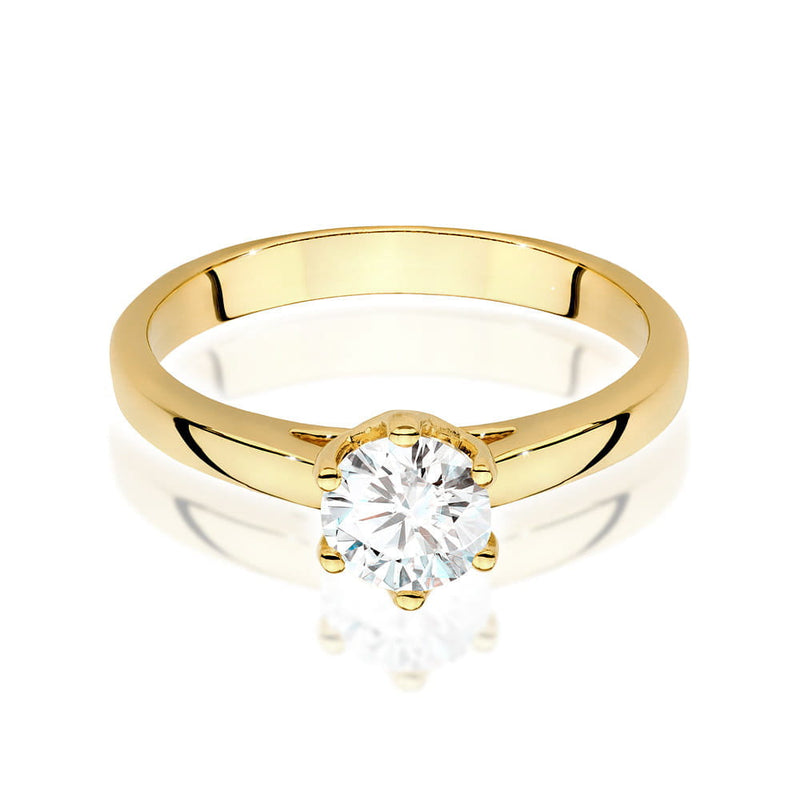 Inel Aur 9K cu Diamant de Laborator 0.70 ct, imaginea 2 din 6