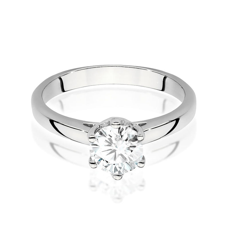 Inel Aur 9K cu Diamant de Laborator 1.00 ct, imaginea 5 din 6