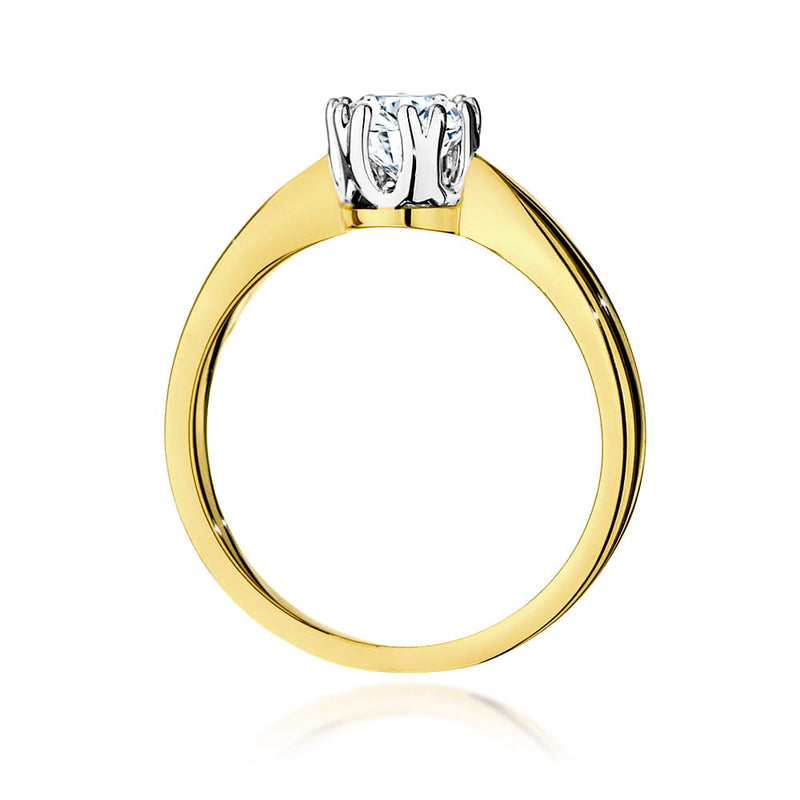 Inel Aur 9K cu Diamant de Laborator 0.50 ct, imaginea 3 din 6