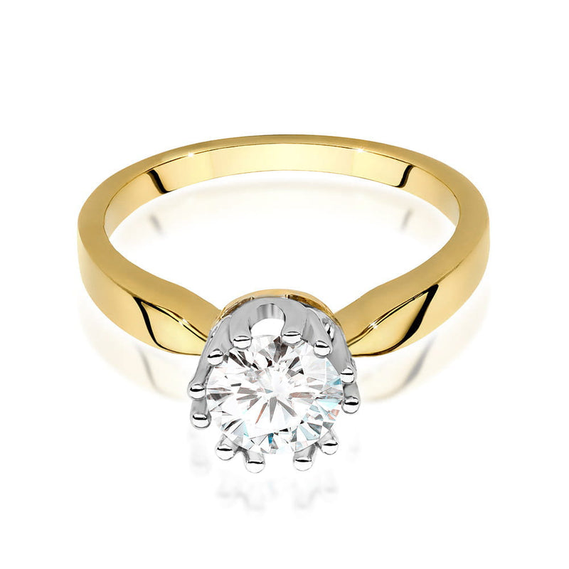 Inel Aur 9K cu Diamant de Laborator 0.70 ct, imaginea 2 din 6