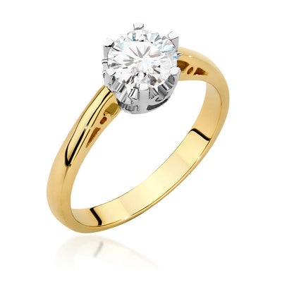 Inel Aur 9K cu Diamant de Laborator 0.70 ct