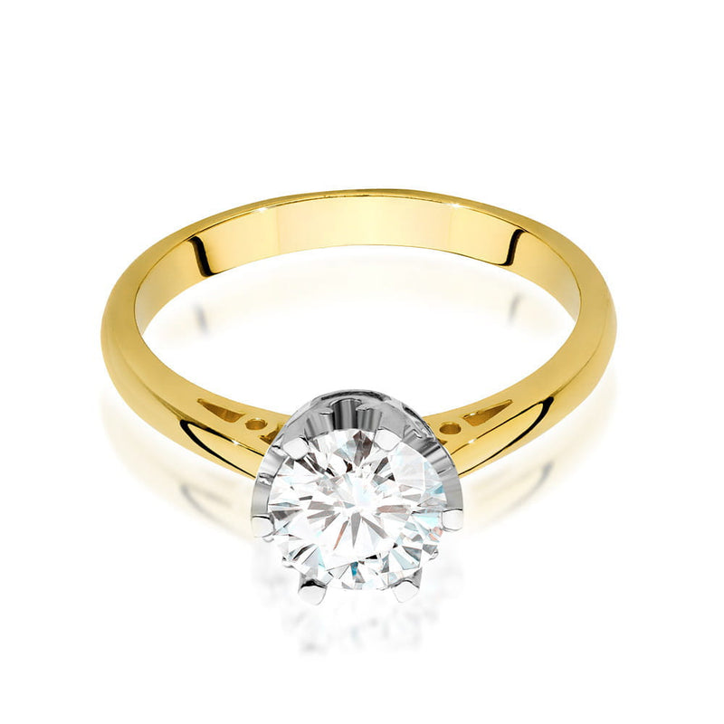 Inel Aur 9K cu Diamant de Laborator 1.00 ct, imaginea 2 din 6