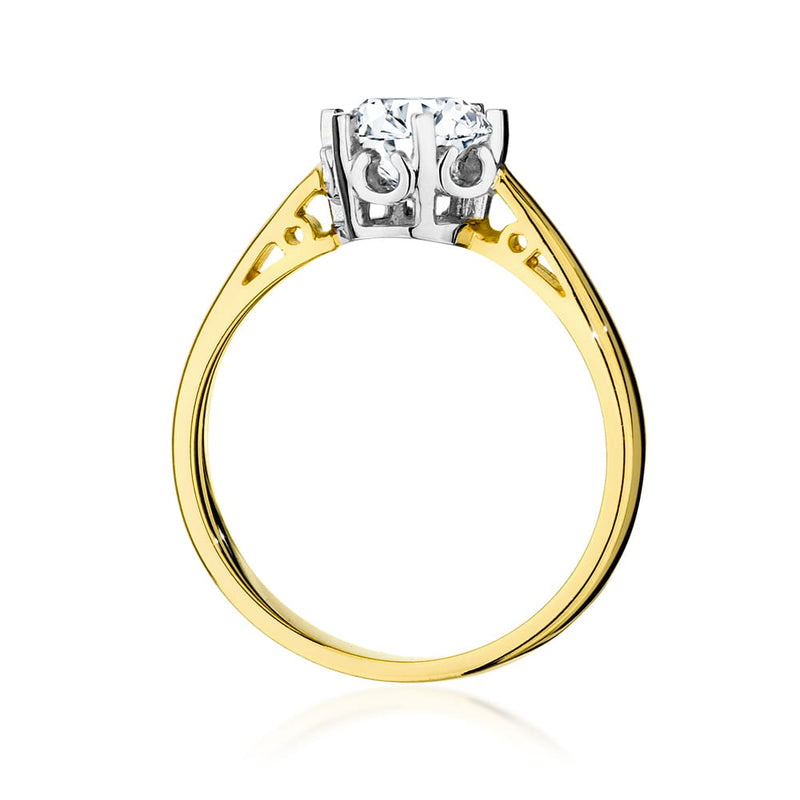 Inel Aur 9K cu Diamant de Laborator 1.00 ct, imaginea 3 din 6