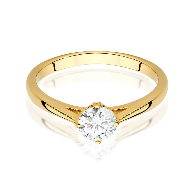 Inel Aur 9K cu Diamant de Laborator 0.50 ct, imaginea 2 din 6