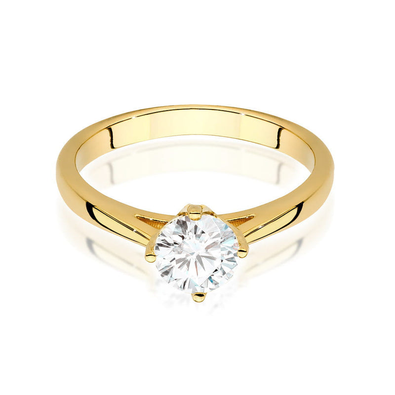 Inel Aur 9K cu Diamant de Laborator 0.70 ct, imaginea 2 din 6