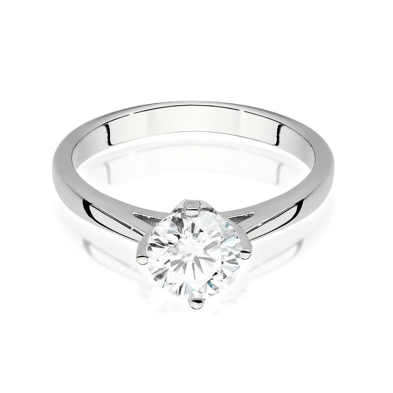 Inel Aur 9K cu Diamant de Laborator 1.00 ct, imaginea 5 din 6