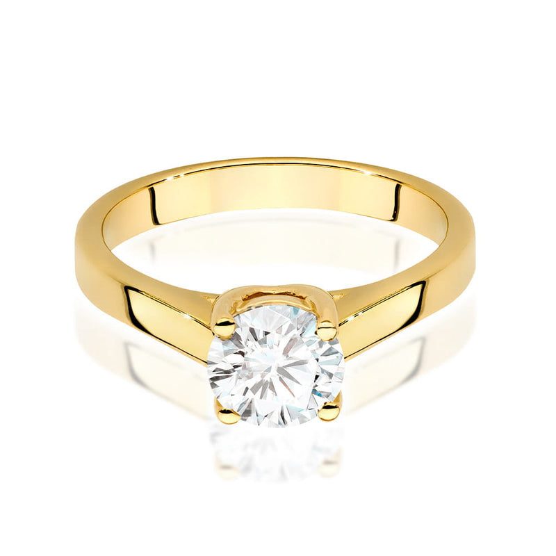 Inel Aur 9K cu Diamant de Laborator 1.00 ct, imaginea 2 din 6