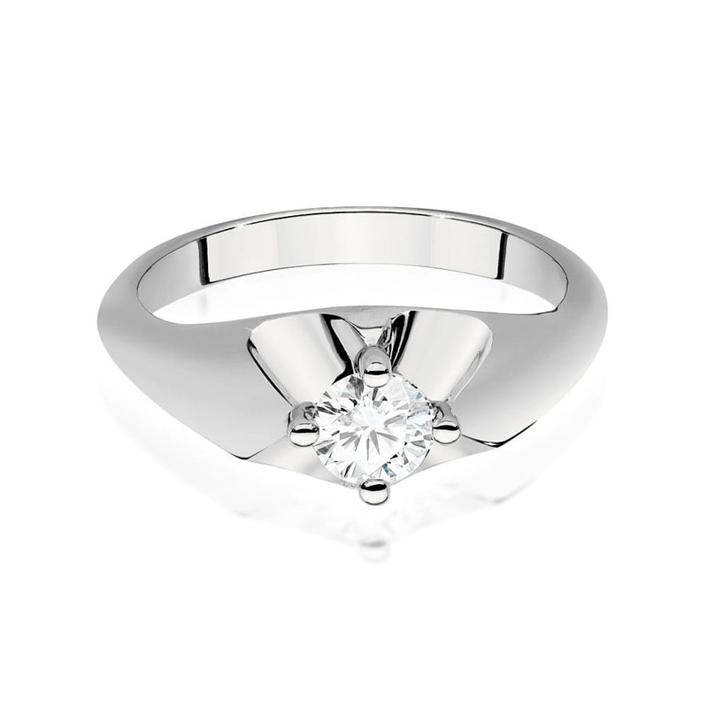 Inel Aur 9K cu Diamant de Laborator 0.40 ct, imaginea 5 din 6