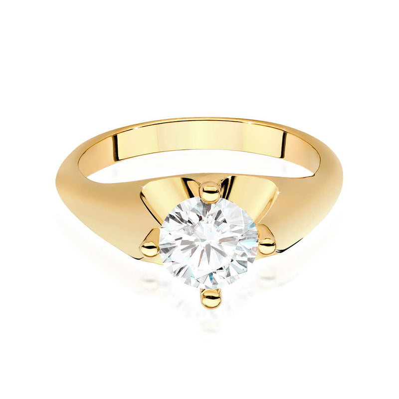 Inel Aur 9K cu Diamant de Laborator 1.00 ct, imaginea 2 din 6