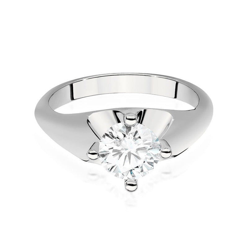 Inel Aur 9K cu Diamant de Laborator 1.00 ct, imaginea 5 din 6