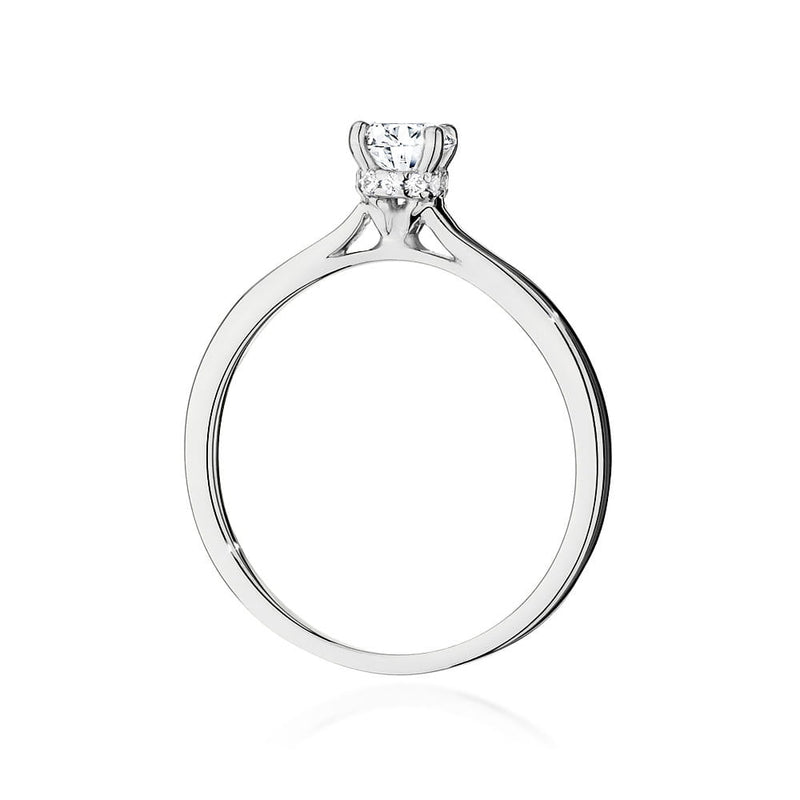Inel Aur 9K cu Diamante de Laborator 0.56 ct, imaginea 6 din 6