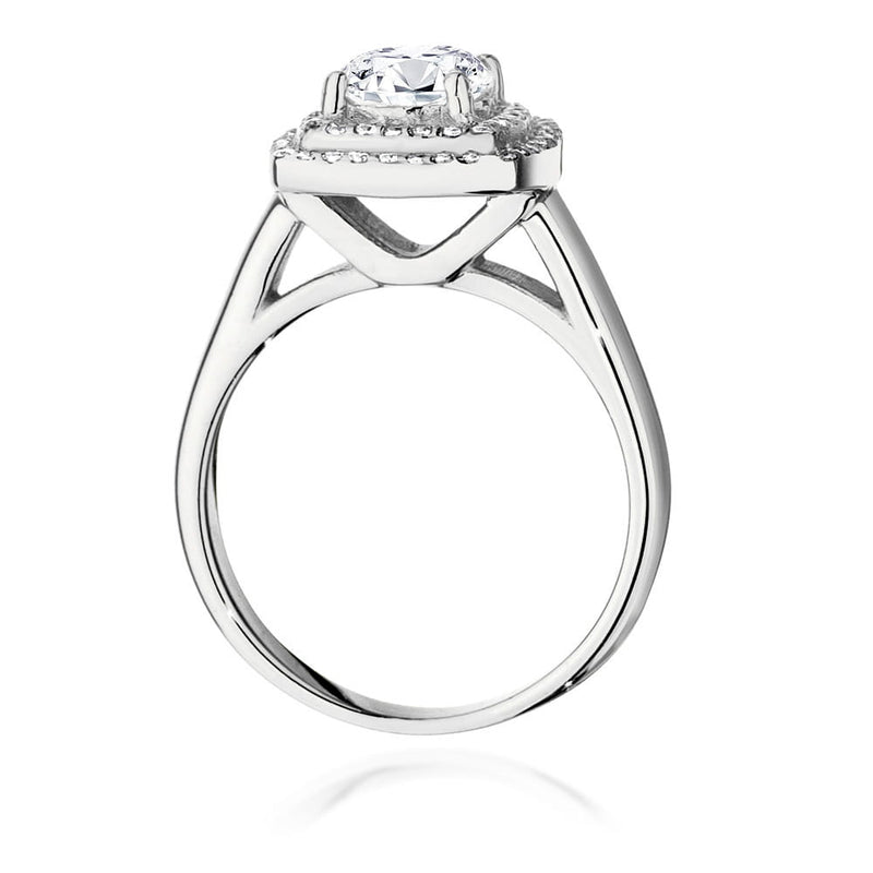 Inel Aur 9K cu Diamante de Laborator 0.98 ct, imaginea 6 din 6