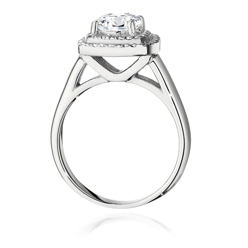 Inel Aur 9K cu Diamante de Laborator 1.28 ct, imaginea 6 din 6