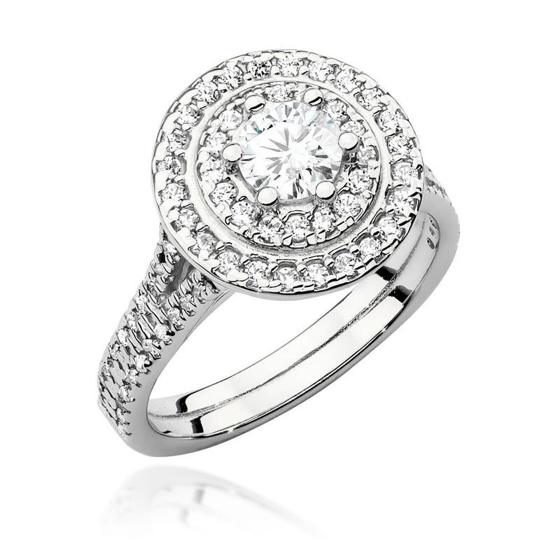 Inel Aur 9K cu Diamante de Laborator 1.11 ct, imaginea 5 din 7