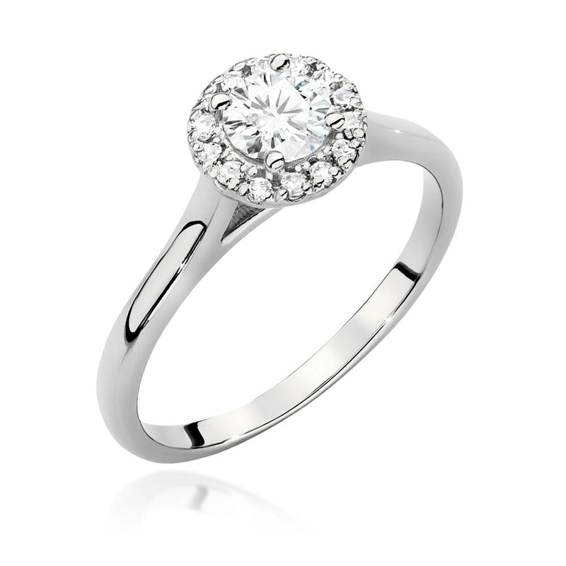 Inel Aur 9K cu Diamante de Laborator 0.52 ct, imaginea 4 din 6