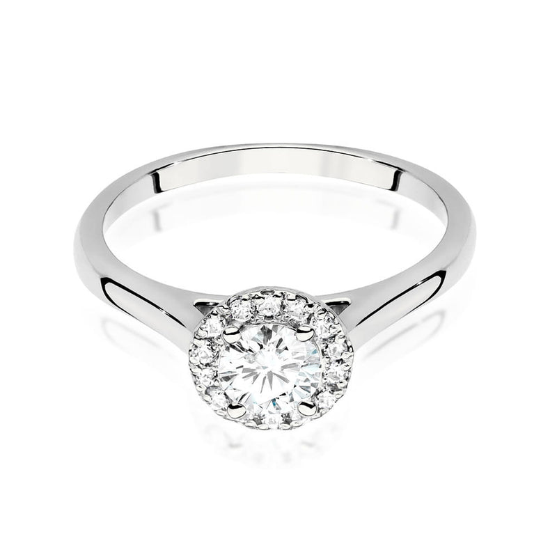 Inel Aur 9K cu Diamante de Laborator 0.62 ct, imaginea 4 din 5