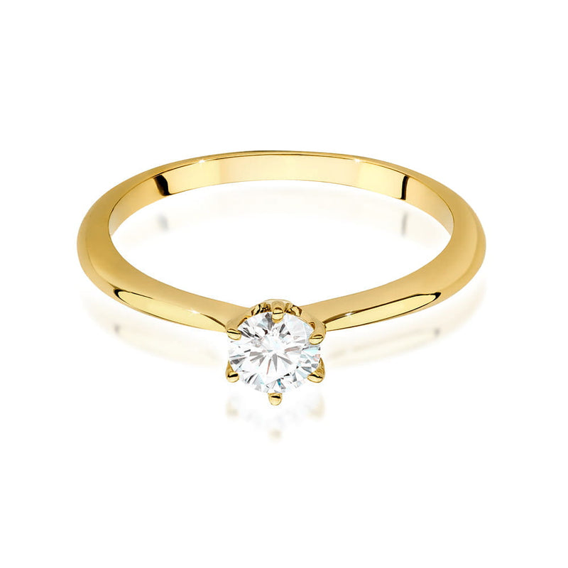 Inel Aur 9K cu Diamante de Laborator 0.50 ct, imaginea 2 din 6