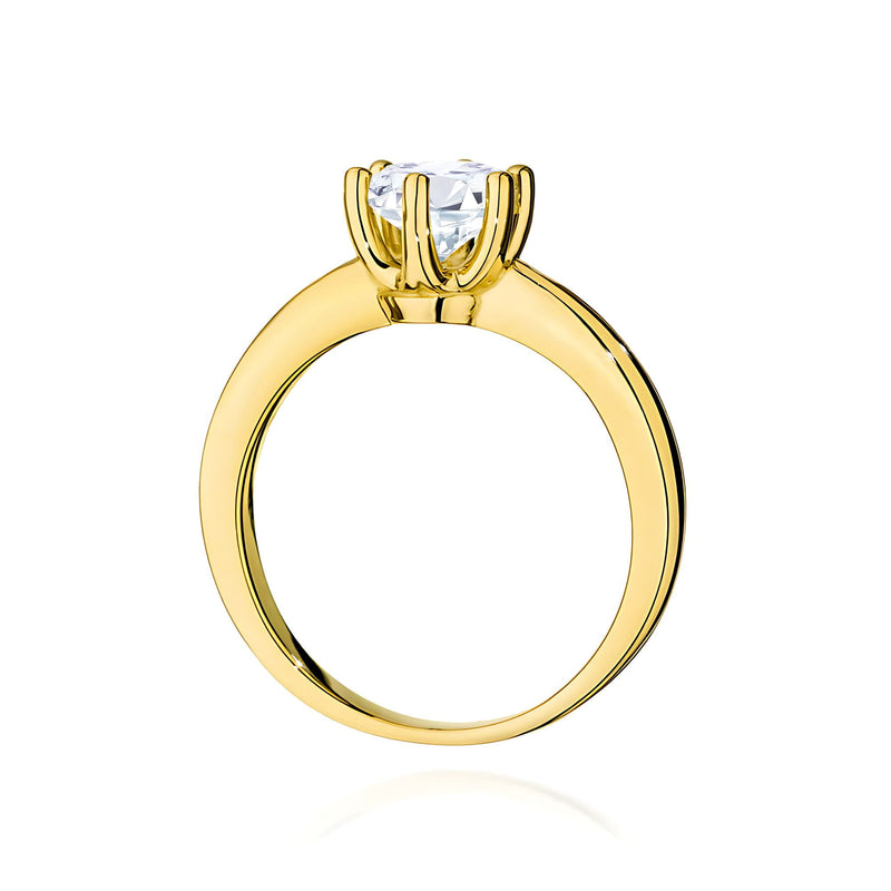 Inel Aur 9K cu Diamante de Laborator 0.70 ct, imaginea 3 din 8