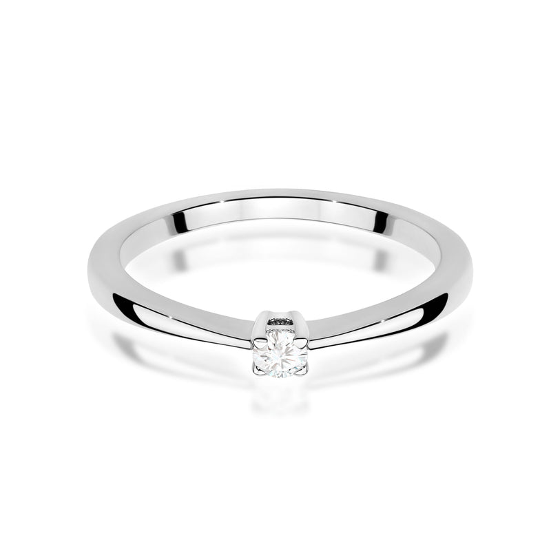 Inel Aur 9K cu Diamant Natural 0.05 ct, imaginea 6 din 8