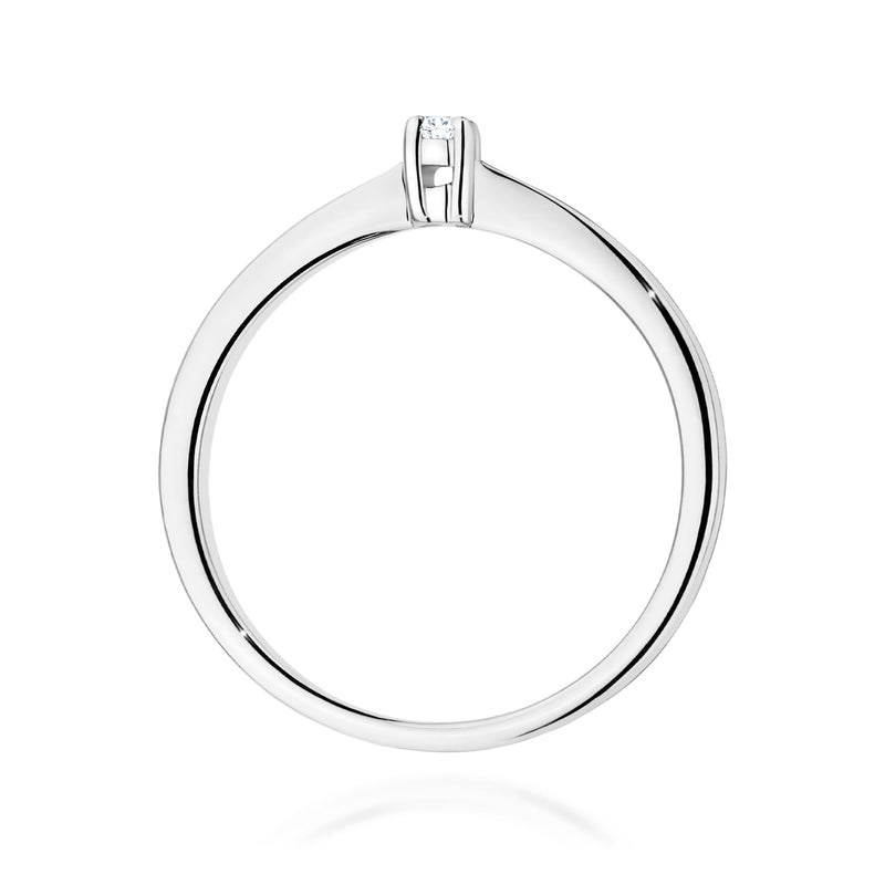Inel Aur 9K cu Diamant Natural 0.05 ct, imaginea 7 din 8