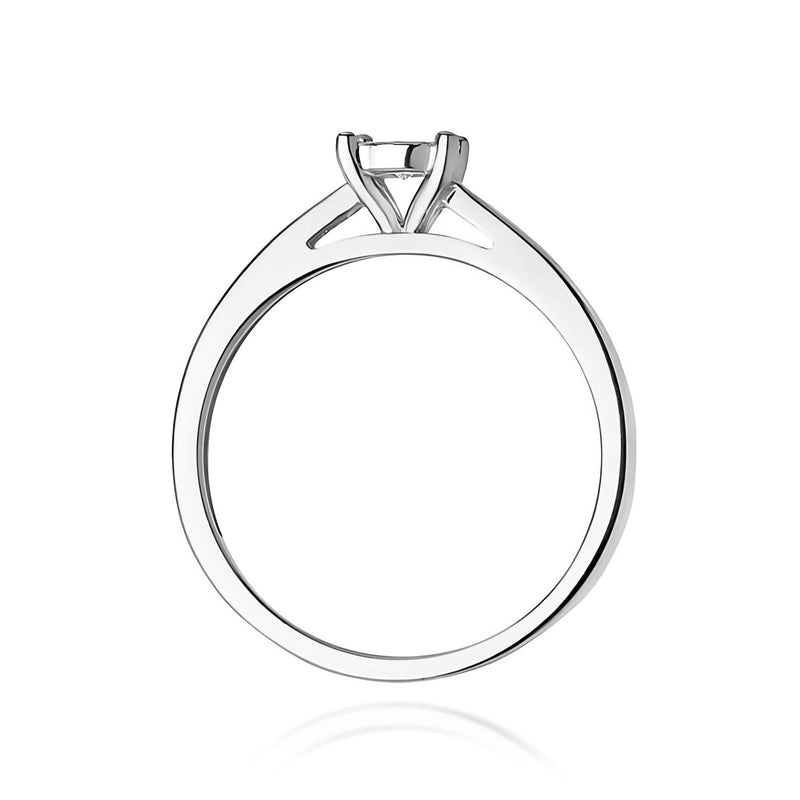 Inel Aur 9K cu Diamant de Laborator 0.08 ct, imaginea 7 din 8