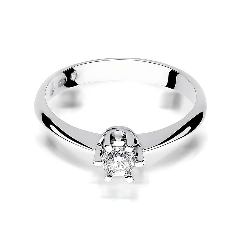 Inel Aur 9K cu Diamant de Laborator 0.25 ct, imaginea 6 din 8