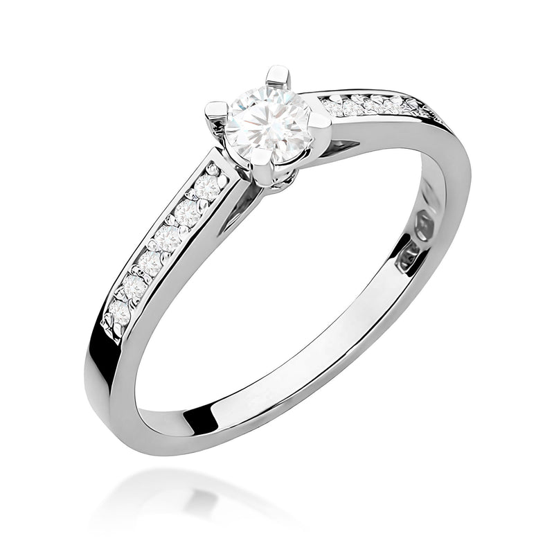 Inel Aur 9K cu Diamante de Laborator 0.36 ct, imaginea 5 din 8