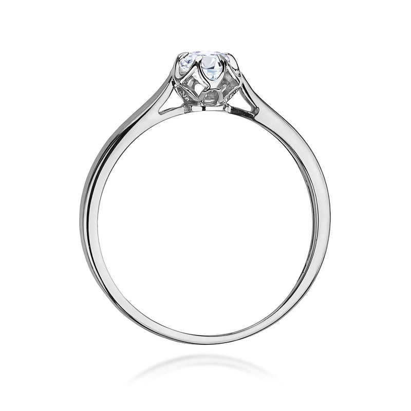 Inel Aur 9K cu Diamant de Laborator 0.15 ct, imaginea 7 din 8