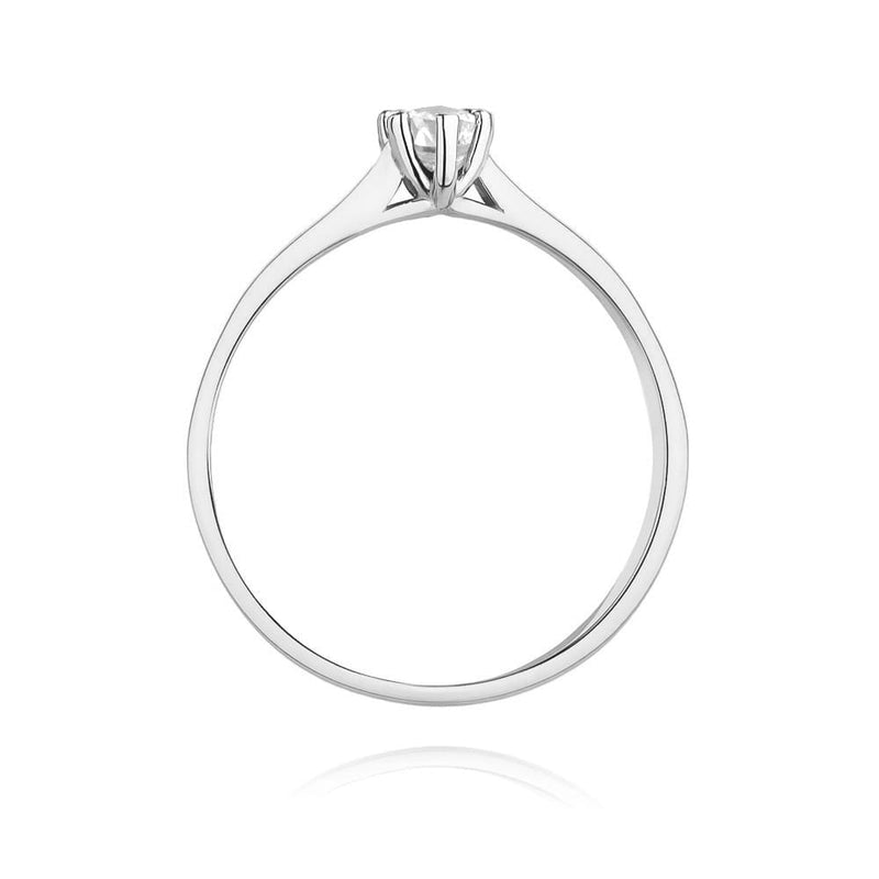 Inel Aur 9K cu Diamant de Laborator 0.15 ct, imaginea 7 din 8