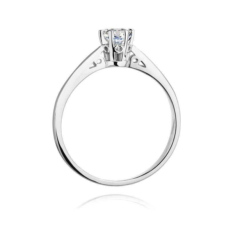 Inel Aur 9K cu Diamant de Laborator 0.25 ct, imaginea 7 din 8