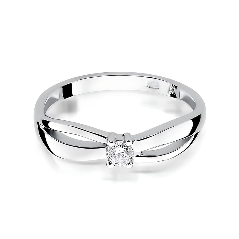 Inel Aur 9K cu Diamant de Laborator 0.10 ct, imaginea 6 din 8