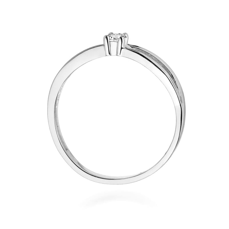 Inel Aur 9K cu Diamant de Laborator 0.10 ct, imaginea 7 din 8