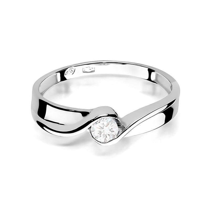 Inel Aur 9K cu Diamant de Laborator 0.15 ct, imaginea 6 din 8