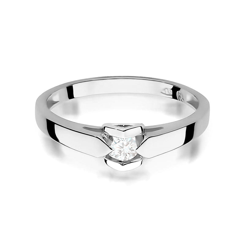 Inel Aur 9K cu Diamant de Laborator 0.10 ct, imaginea 6 din 8
