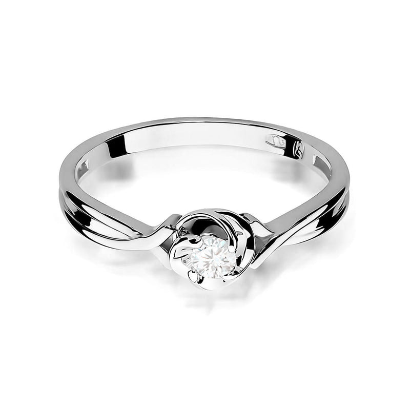 Inel Aur 9K cu Diamant de Laborator 0.10 ct, imaginea 6 din 8