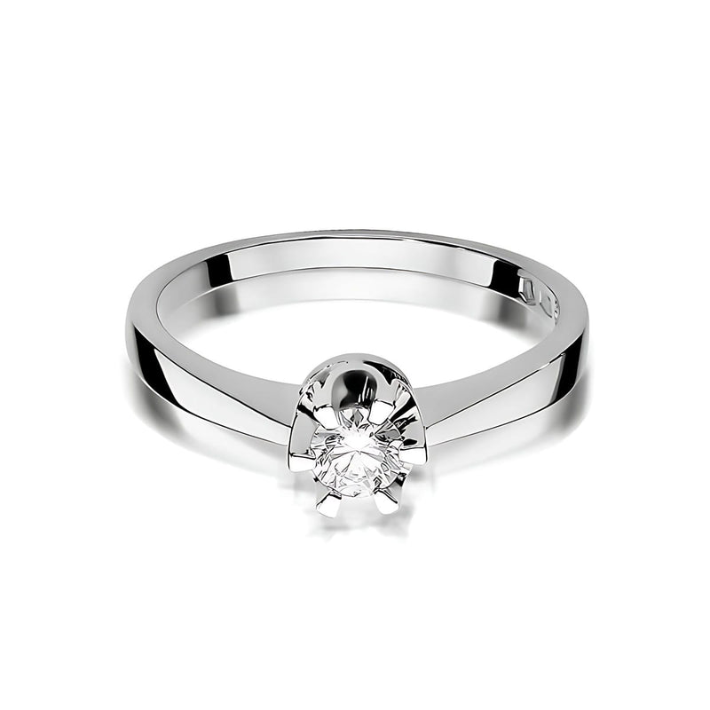 Inel Aur 9K cu Diamant de Laborator 0.25 ct, imaginea 6 din 8