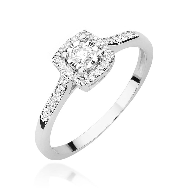 Inel Aur 9K cu Diamante de Laborator 0.21 ct, imaginea 5 din 8