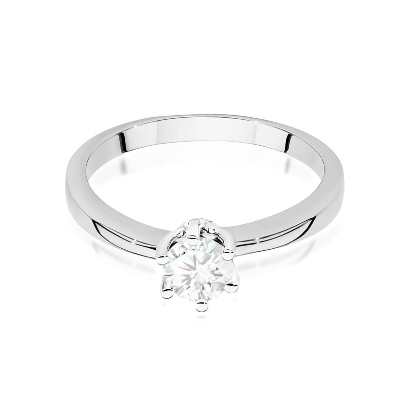 Inel Aur 9K cu Diamant de Laborator 0.40 ct, imaginea 6 din 8