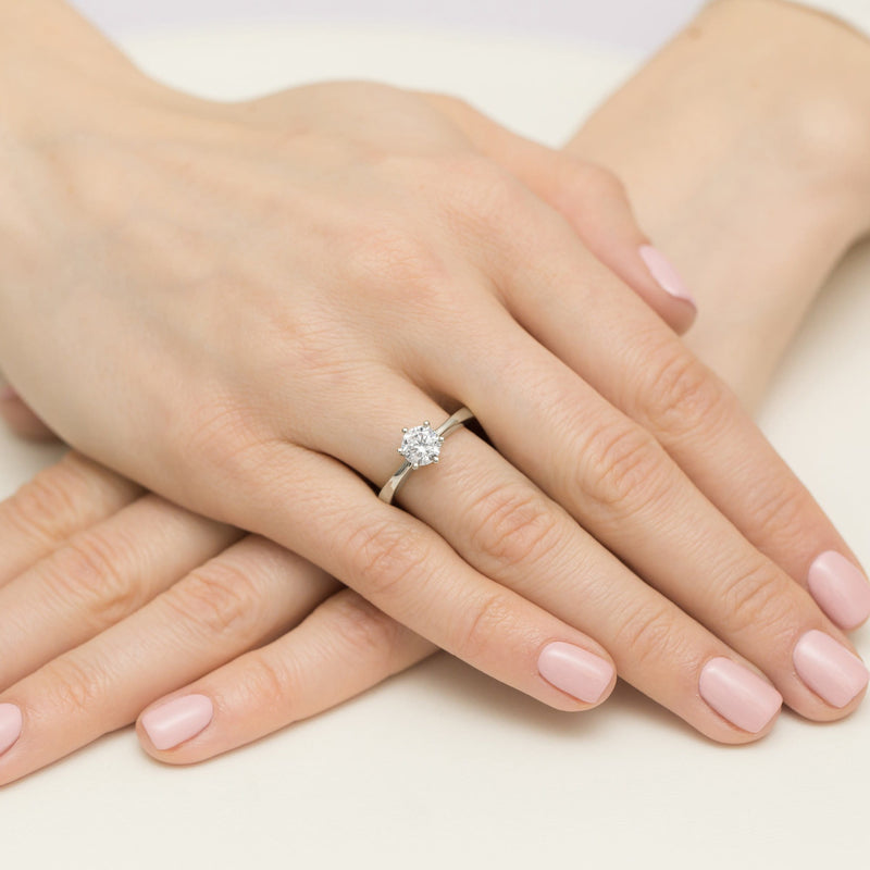 Inel Aur 9K cu Diamant de Laborator 0.70 ct, imaginea 8 din 8