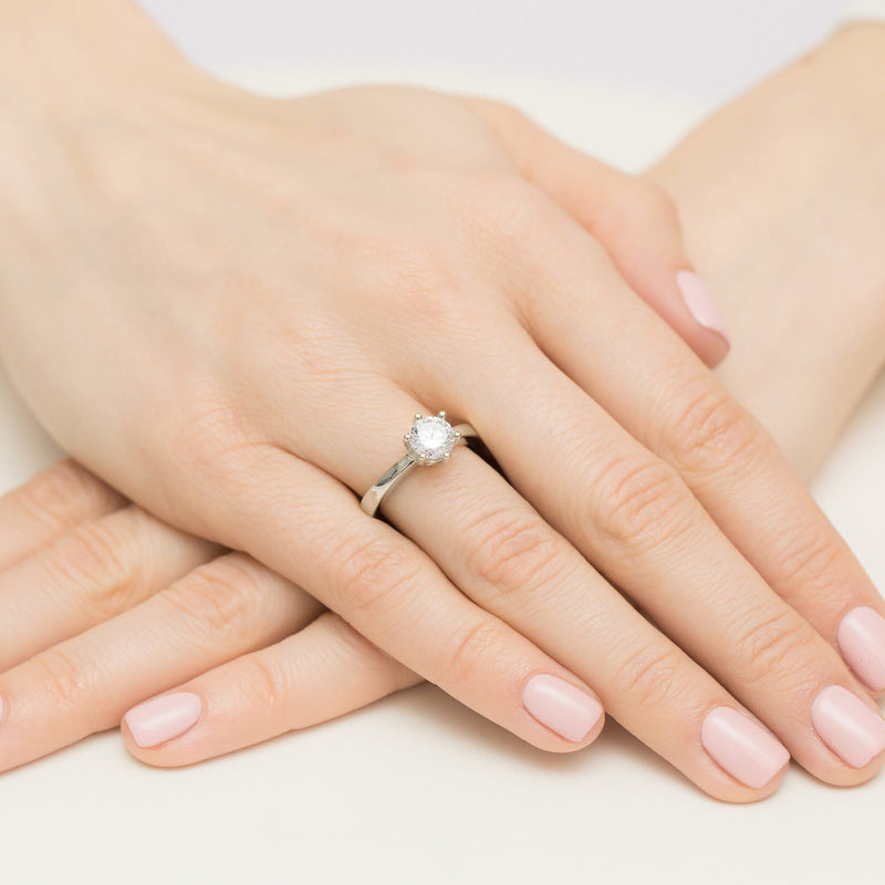 Inel Aur 9K cu Diamant de Laborator 0.70 ct, imaginea 8 din 8