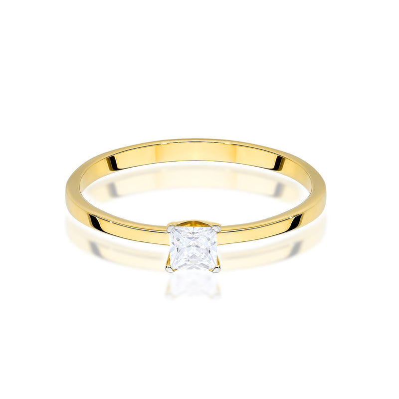 Inel Aur 9K cu Diamant de Laborator 0.30 ct, imaginea 2 din 8