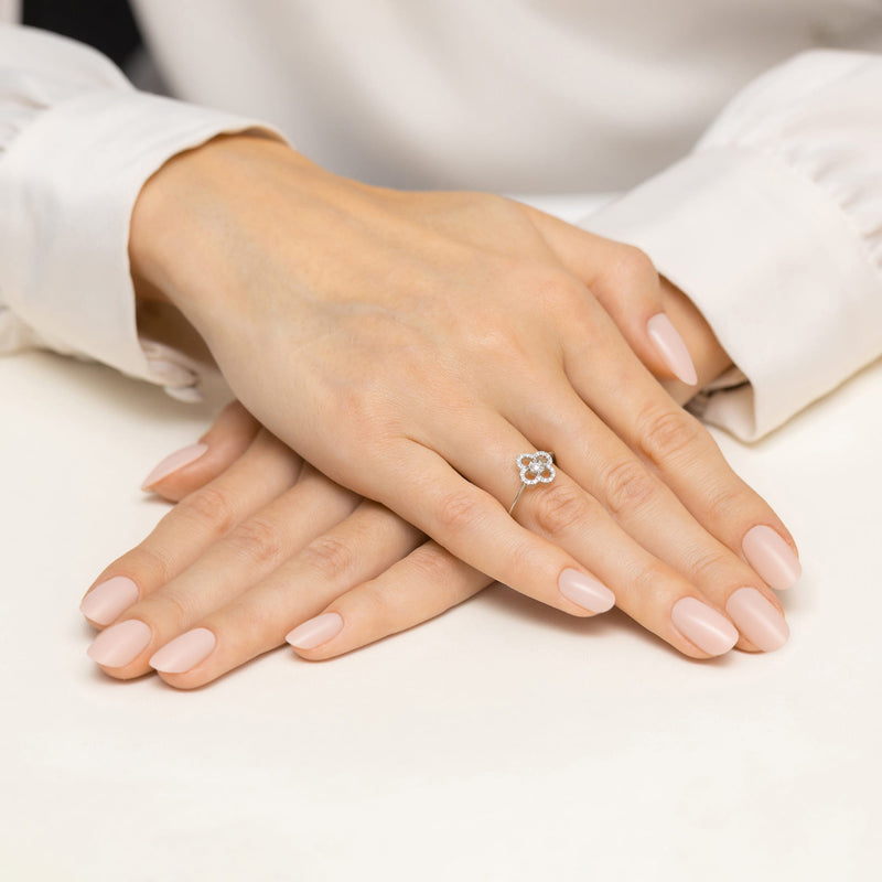 Inel Aur 9K cu Diamante Naturale 0.13 ct, imaginea 8 din 8