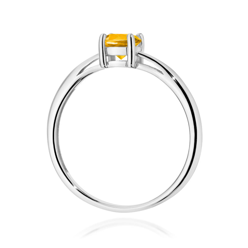 Inel Aur 9K cu Citrin 0.50 ct, imaginea 7 din 8