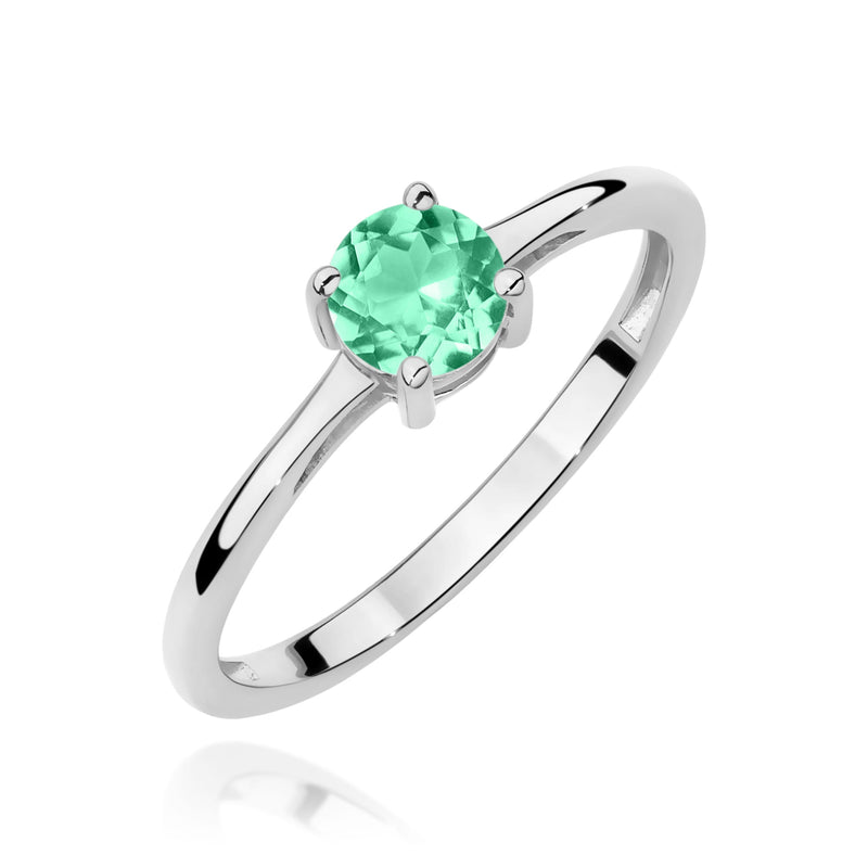 Inel Aur 9K cu Smarald 0.50 ct, imaginea 5 din 8